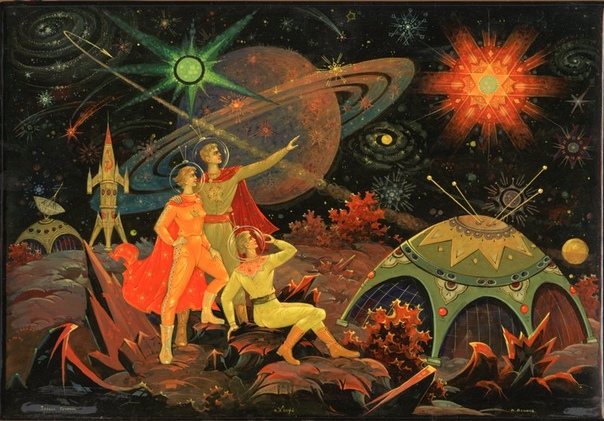 Необычная работа «Звезда Гагарина» автор: Виктор Блинов, 1960-е.