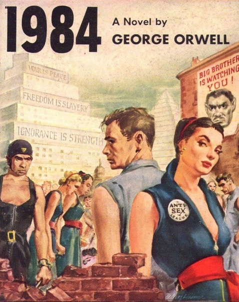 Обложки из разных стран культового романа-антиутопии Джорджа Оруэлла 1984. Вы читали