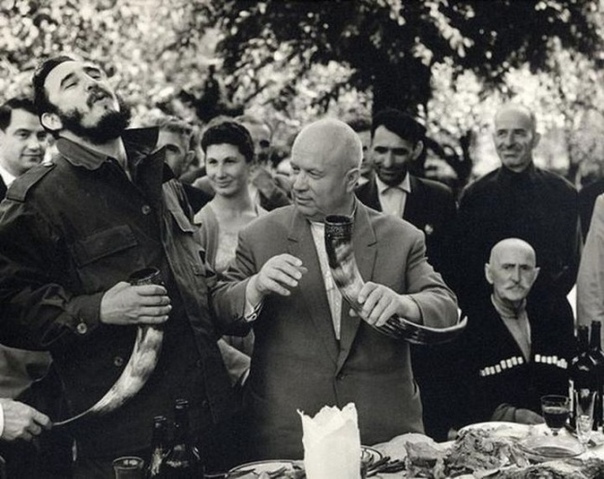 Хрущев и Кастро 1963г.Грузия