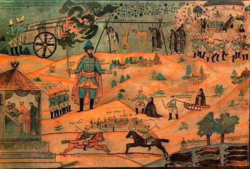 Соловецкое восстание 1668-1676 Знаменитый по всей России Соловецкий монастырь с началом реформ Никона выступил против них, на стороне старообрядчества. Это выступление возглавил сам архимандрит