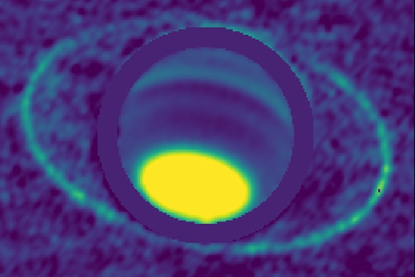 Ученым удалось сделать тепловые снимки колец Урана